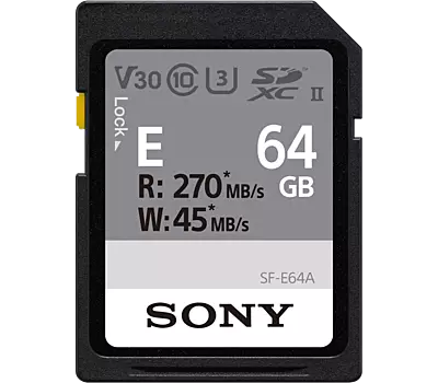 Sony 64GB SF-E Series UHS-II SDXC Memory Card
