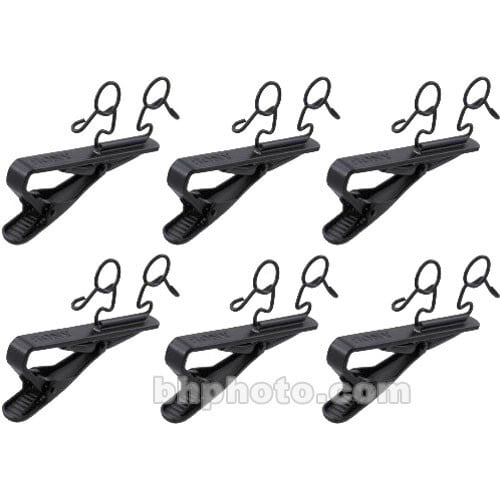 Sony SAD-W77B - Set of 6 Double Horizontal Microphone Clip for ECM77B Sony SAD-W77B - Set of 6 Double Horizontal Microphone Clip for ECM77B