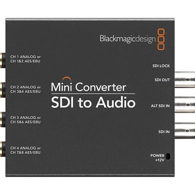 Blackmagic Design Mini Converter - SDI to Audio