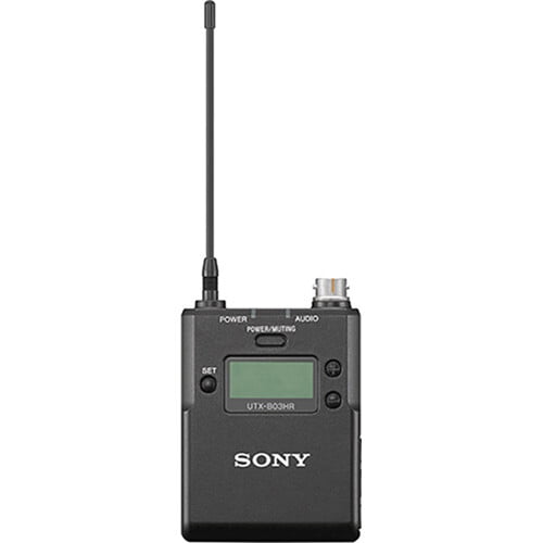 Sony UTX-B03HR/K21 UWP-D Bodypack Transmitter Sony UTX-B03HR/K21 UWP-D Bodypack Transmitter