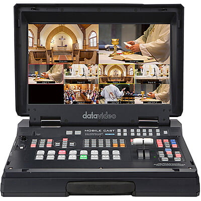 DATAVIDEO HS-1300 6-Channel HD Portable Video Streaming Studio- USED