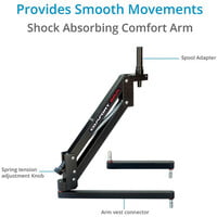 FLYCAM 5000 Stabilizer with Sliding QR Platform, Table Clamp, Arm Brace, and Comfort Arm & Vest FLYCAM 5000 Stabilizer with Sliding QR Platform, Table Clamp, Arm Brace, and Comfort Arm & Vest