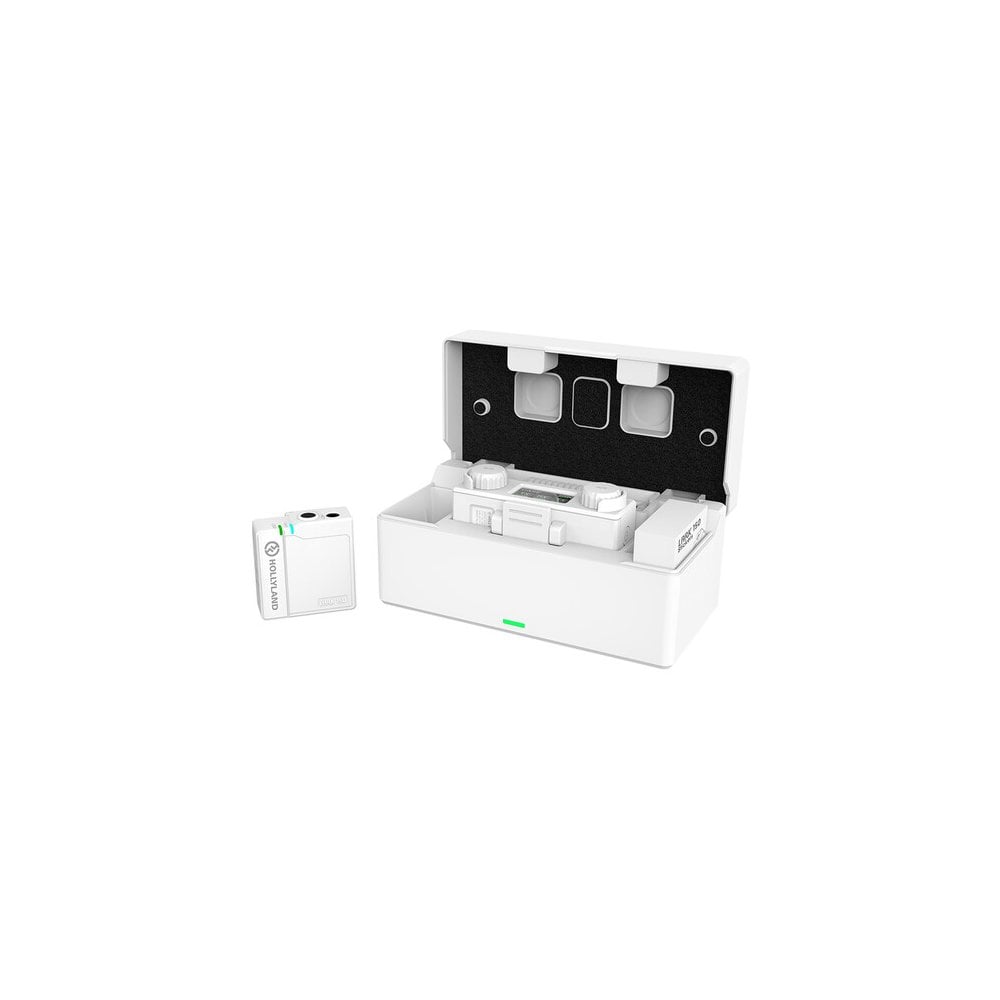 Hollyland "LARK150 (1 TX+1 RX) Wireless Microphone- White"