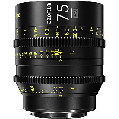 Dzofilm FF 75mm T2.1 EF mount