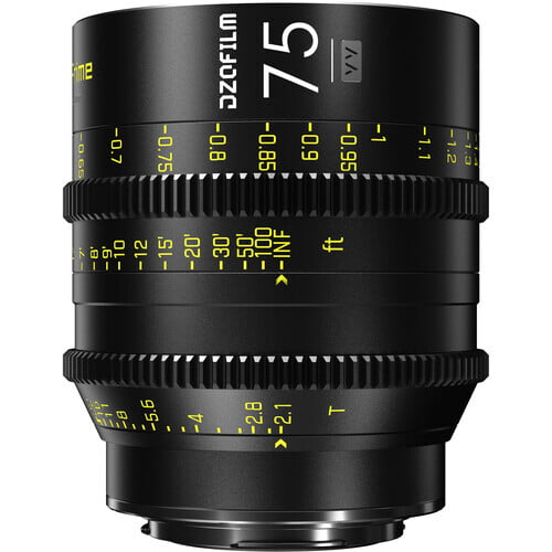 Dzofilm FF 75mm T2.1 EF mount Dzofilm FF 75mm T2.1 EF mount