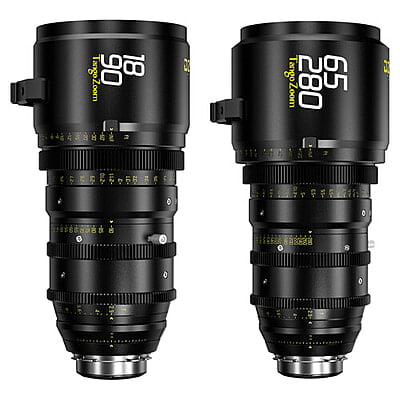 DZOFILM Tango Bundle 18-90mm T2.9/65-280mm T2.9-4  S35 Zoom Lens PL&EF mount - Imperial