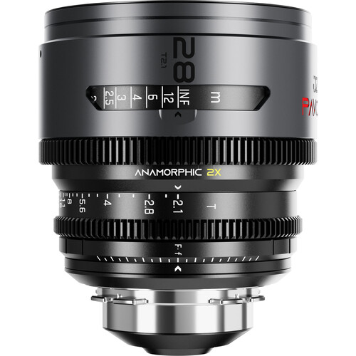DZOFILM Pavo 2x anamorphic Prime 28mm T2.1-Neutral Coating- PL&EF mount (feet) DZOFILM Pavo 2x anamorphic Prime 28mm T2.1-Neutral Coating- PL&EF mount (feet)