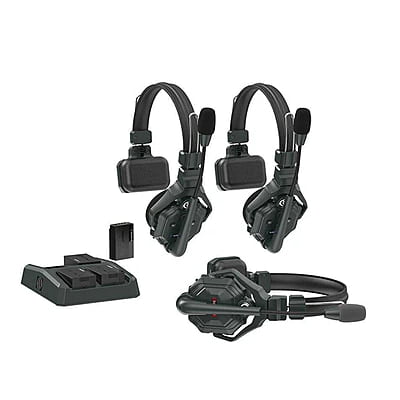 Hollyland Solidcom C1 Full duplex wireless intercom system with a hub and 8 wireless headsets