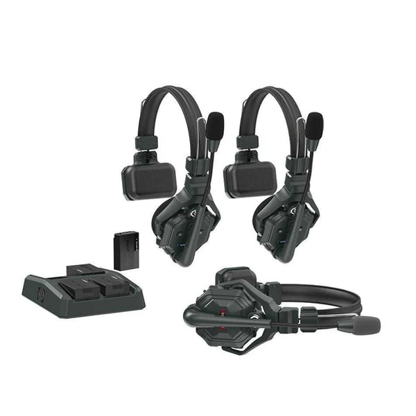 Hollyland Solidcom C1 Full duplex wireless intercom system with a hub and 8 wireless headsets Hollyland Solidcom C1 Full duplex wireless intercom system with a hub and 8 wireless headsets