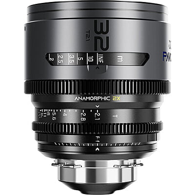 DZOFILM Pavo 2x anamorphic Prime 32mm T2.1-Blue Coating- PL&EF mount (feet)