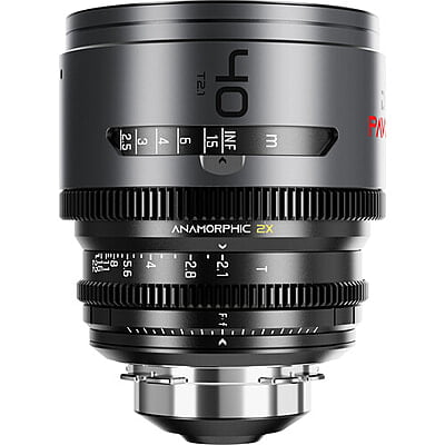 DZOFILM Pavo 2x anamorphic Prime 40mm T2.1-Blue Coating- PL&EF mount (feet)