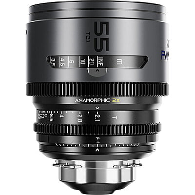 DZOFILM Pavo 2x anamorphic Prime 55mm T2.1-Neutral Coating- PL&EF mount (feet)