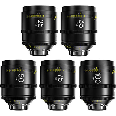 DZOFILM Arles 25/35/50/75/100mm FF/VV Prime Cine Lens (PL mount,feet)