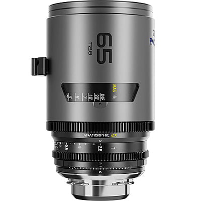 DZOFILM Pavo 2x anamorphic Prime Macro 65mm T2.8 Blue Coating- PL&EF mount (feet)
