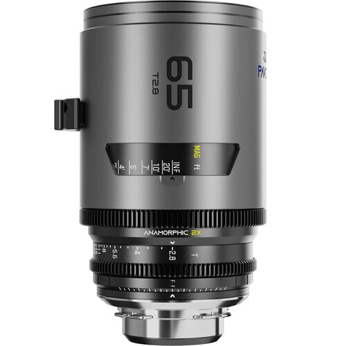 DZOFILM Pavo 2x anamorphic Prime Macro 65mm T2.8 Blue Coating- PL&EF mount (feet) DZOFILM Pavo 2x anamorphic Prime Macro 65mm T2.8 Blue Coating- PL&EF mount (feet)