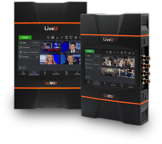LiveU LU800 with Multi-camera PRO video card LiveU LU800 with Multi-camera PRO video card