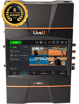 LiveU LU800 with Multi-camera PRO, Ext. Ant con