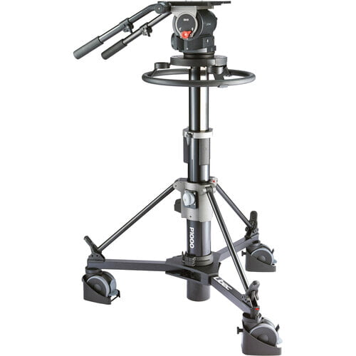 Libec QD-30PD Pedestal System with QH3 Head, P1000 Pedestal Column & DL-15B Dolly Libec QD-30PD Pedestal System with QH3 Head, P1000 Pedestal Column & DL-15B Dolly