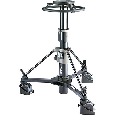 Libec QD-10PD Pedestal System with QH1 Head, P1000 Pedestal Column & DL-15B Dolly