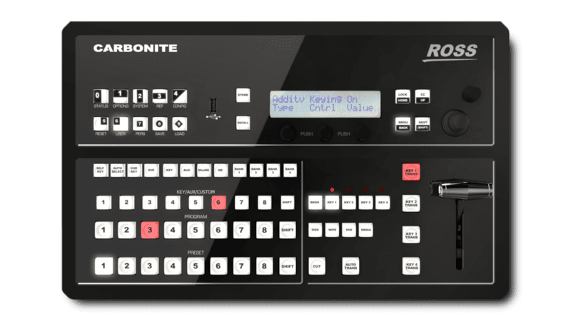 Ross Video Carbonite Black Solo 113 (CBF-113) Rack frame production switcher Ross Video Carbonite Black Solo 113 (CBF-113) Rack frame production switcher