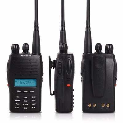 Motorola MT-777 Handy Transceiver Two Way Radio Walkie Talkie + Earpieace