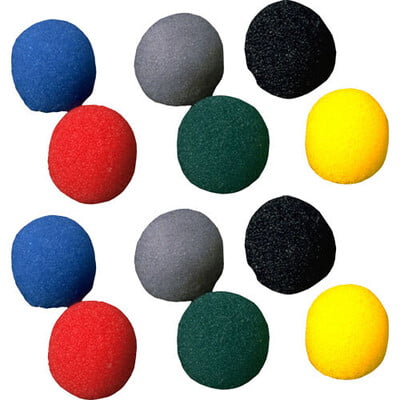 Sony ADC77 - Set of 12 Color Windscreen Kit for ECM77 Microphone