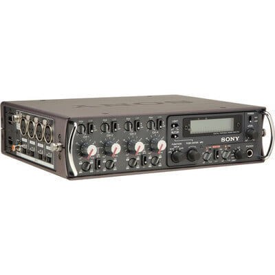 Sony DMXP01 Portable Battery Powered Digital Mixer with 4 XLR Mic Inputs, 24-Bit/96k Resolution, AES/EBU Digital Output and Recallable Setup Memory