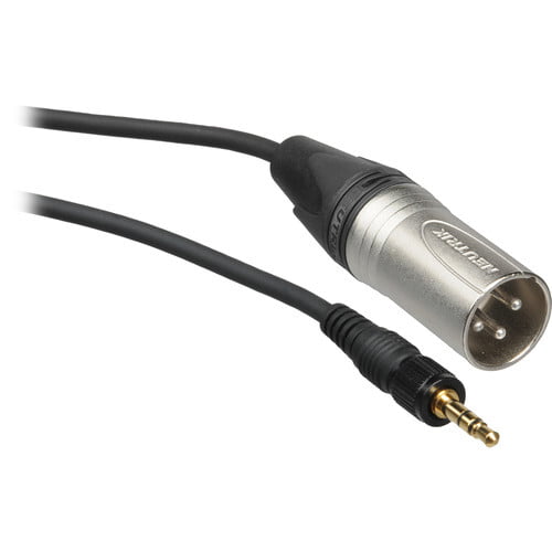 Sony EC-0.46BX 3-pole Locking Mini-Plug to XLR Cable (Male) Sony EC-0.46BX 3-pole Locking Mini-Plug to XLR Cable (Male)