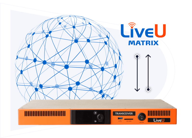LiveU Matrix Dynamic Sharing of sending 1 feed LiveU Matrix Dynamic Sharing of sending 1 feed