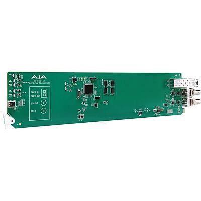 Aja OG-FIDO-T-12G-S 1-Channel 12G-SDI to Single Mode ST Fiber Transmitter, DashBoard Support