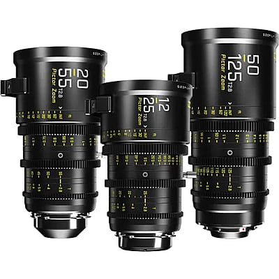 DZOFILM Pictor Zoom 2-lens kit with case (20-55/50-125 T2.8)(Black)