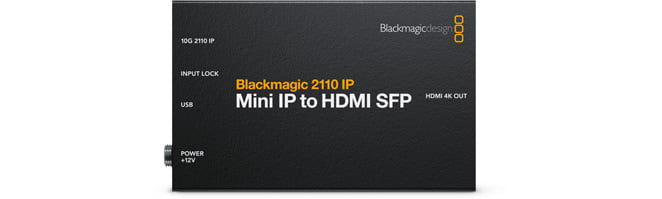 Blackmagic Design 2110 IP MINI IP to HDMI SFP Blackmagic Design 2110 IP MINI IP to HDMI SFP