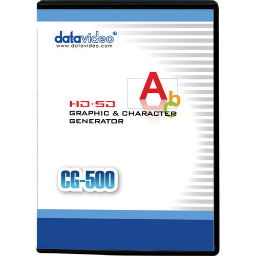 DATAVIDEO CG-500 - HD/SD Graphics Character Generator DATAVIDEO CG-500 - HD/SD Graphics Character Generator