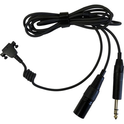Sennheiser Cable-II-X3K1-Gold Straight Cable with XLR & 1/4" Connectors for HMD Headsets (6.6')