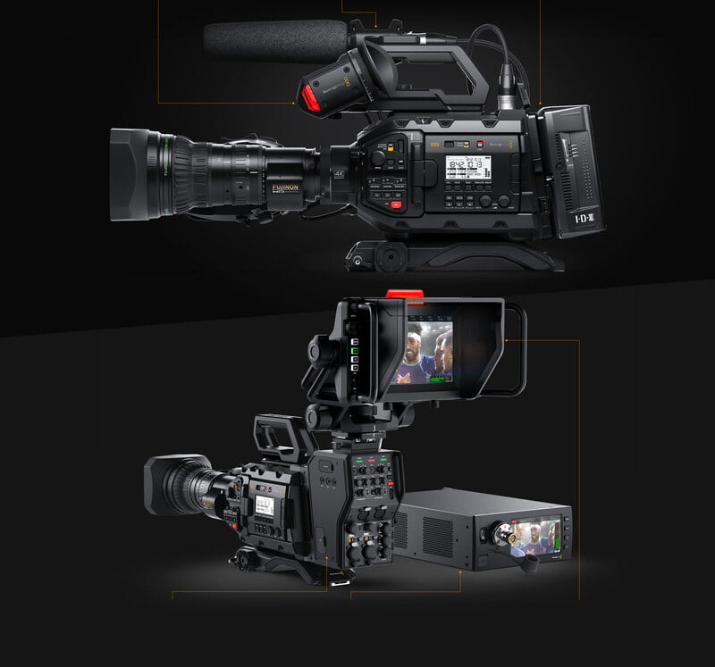 Blackmagic Design URSA Broadcast 4K Studio Camera G2 Channel (FIBER 16X LENS) Blackmagic Design URSA Broadcast 4K Studio Camera G2 Channel (FIBER 16X LENS)