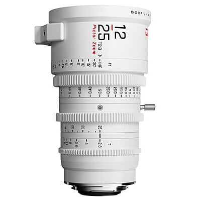 DZOFILM Pictor 12-25mm T2.8 Cine Zoom Lens for PL and EF Mount  (White)