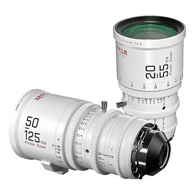 DZOFILM Pictor Zoom 2-lens kit with case (20-55/50-125 T2.8)(White)