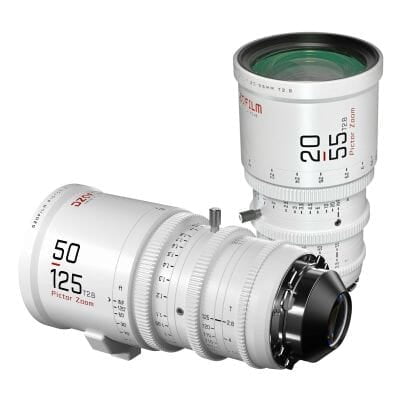 DZOFILM Pictor Zoom 2-lens kit with case (20-55/50-125 T2.8)(White) DZOFILM Pictor Zoom 2-lens kit with case (20-55/50-125 T2.8)(White)