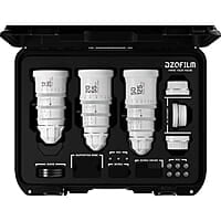 DZOFILM Pictor Zoom 3-lens kit with Case (12-25/20-55/50-125, T2.8)(White) DZOFILM Pictor Zoom 3-lens kit with Case (12-25/20-55/50-125, T2.8)(White)